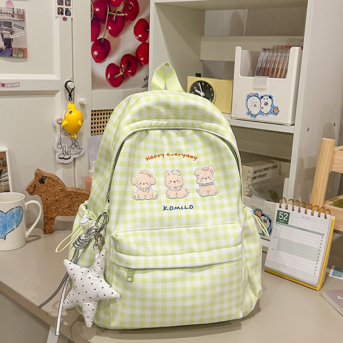 School Backpack Teen - Lekki, casualowy plecak szkolny dla nastolatek,