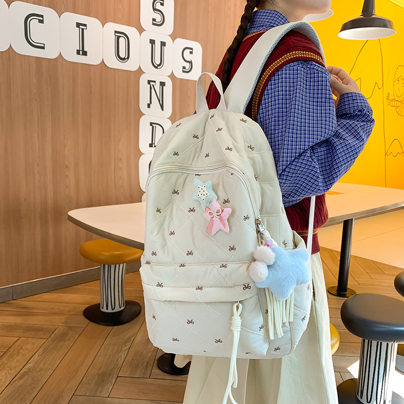 Plecak Y2K z uroczym nadrukiem – School Backpack Teen recenzja i cena