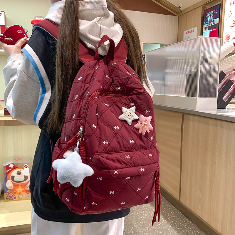 Plecak Y2K z uroczym nadrukiem – School Backpack Teen recenzja i cena