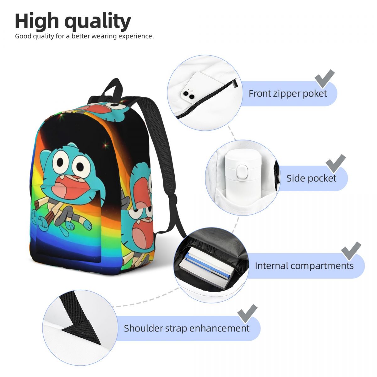 Plecak „Niesamowity Świat Gum  – School Backpack Teen recenzja i cena