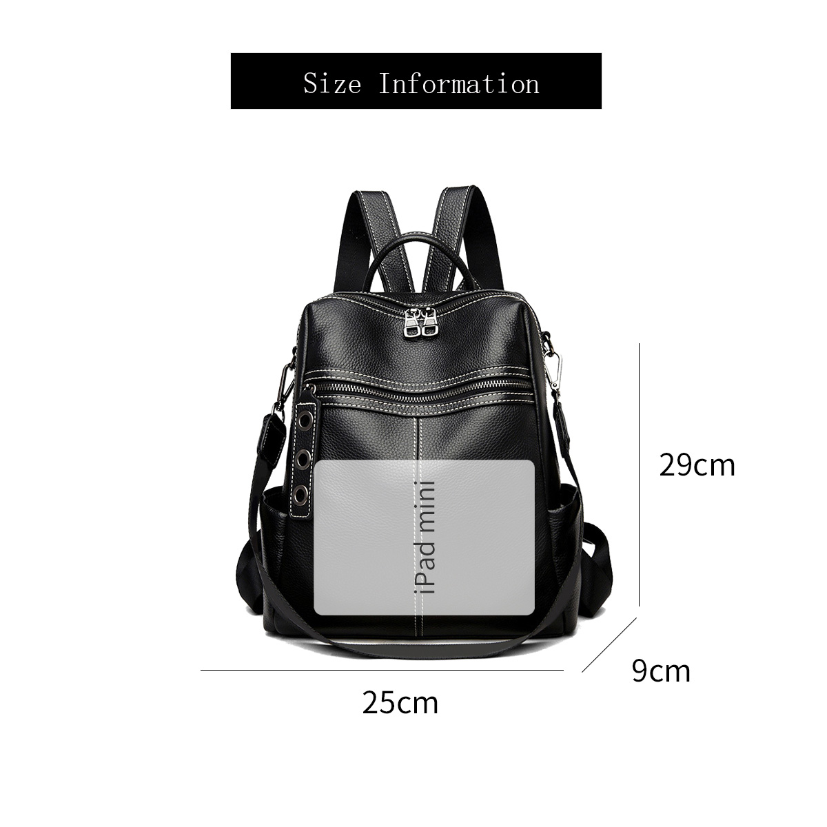 FOXER – damski plecak ze skóry – Travel Backpack Anti Theft recenzja i cena