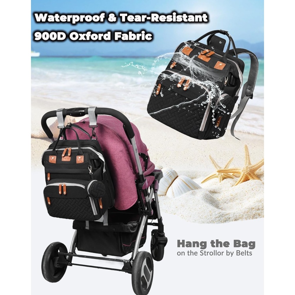 Wodoodporny plecak na pieluchy – Backpack Diaper Bag recenzja i cena